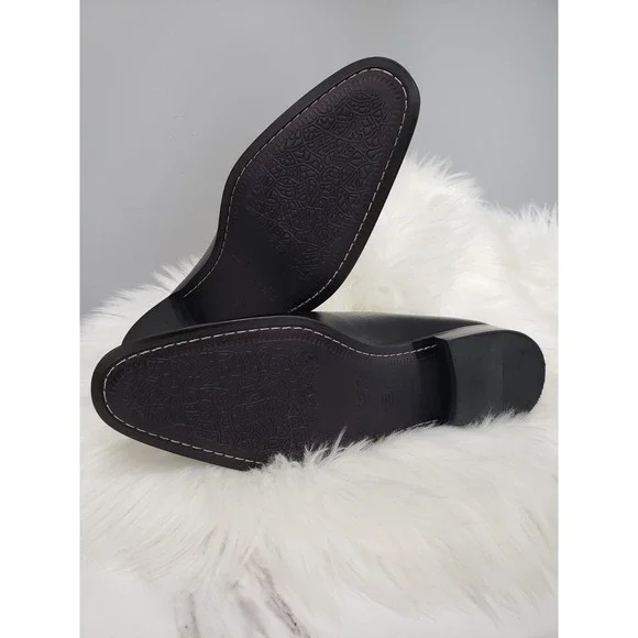 NEW NO BOX SZ 10 VELLAPAIS NEWARK WHOLECUT OXFORD SHOES MENS BLACK DRESS LOAFERS